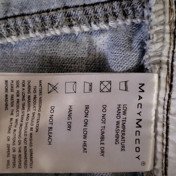 NWOT MacyMccoy (Australia) Wrap Style Assymetrical Denim Mini Skirt - Picture 9 of 12